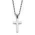 Halskette mit kreuz silber personalisiert mit gravur uniqal